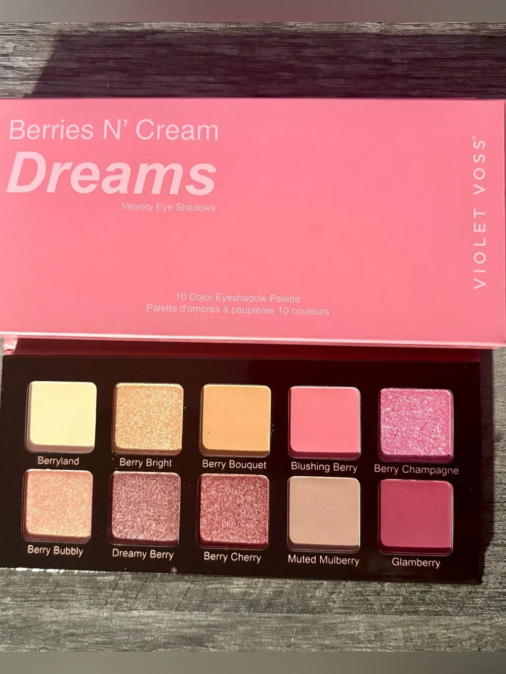 Violet Voss Berries N Cream Dreams Eyeshadow Palette NEW